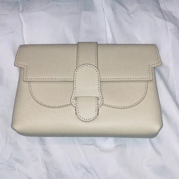 Cream Faux Leather Belt, Sling, Crossbody Bag - Picture 2 of 12